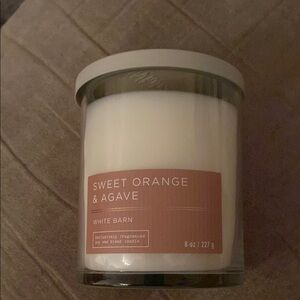 White Barn Sweet Orange & Agave 1 Wick Candle